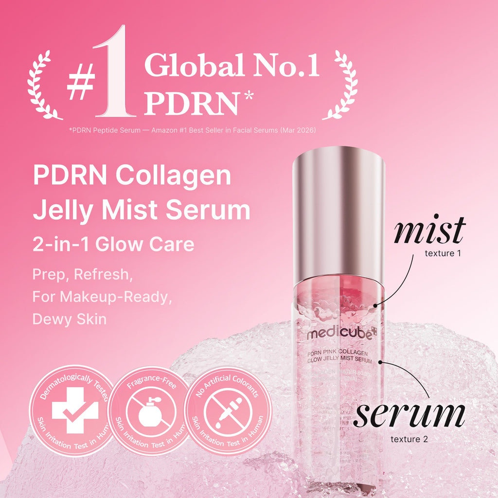 PDRN Pink Collagen Glow Jelly Mist Serum